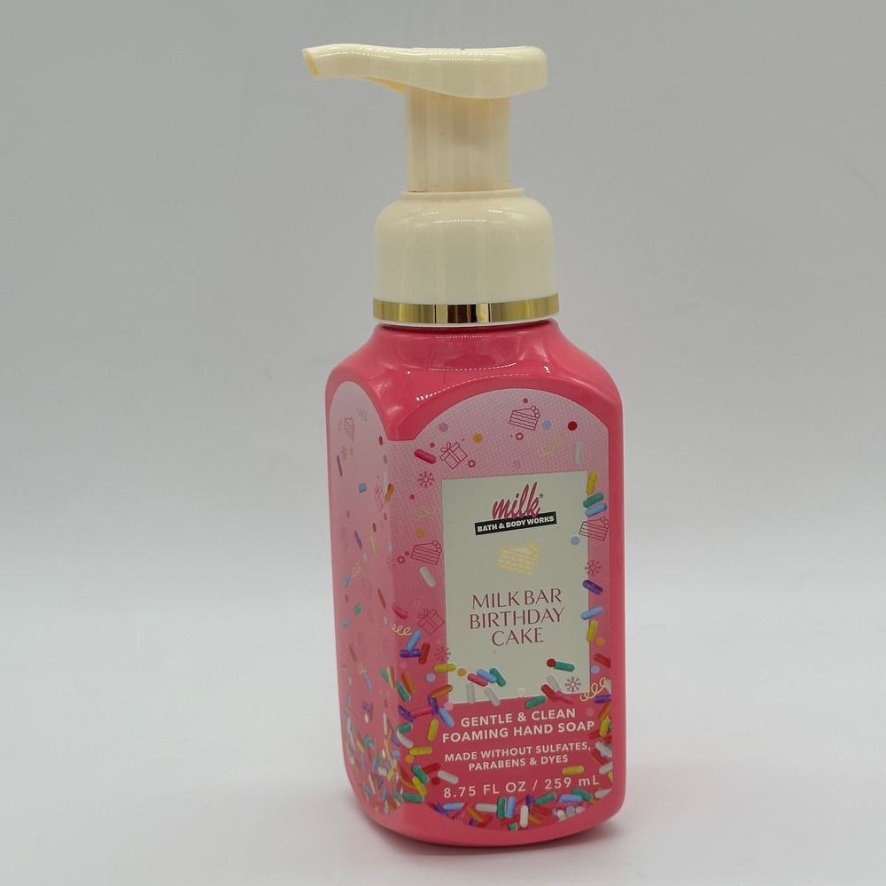 Bath Body Works Milk Bar Birthday Cake Foaming Hand Soap 8.75oz Discontinued